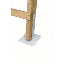 Bock-Fußplatte 15° für Leitern